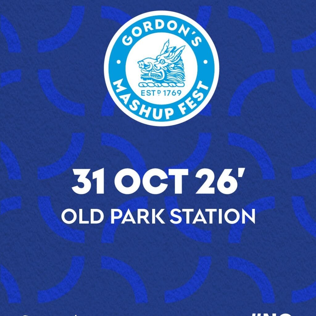 HIP HOP. AMAPIANO. AFRO SOUL. GQOM. ONE STAGE. GORDON’S MASH UP FEST LANDS AT OLD PARK STATION ON 31 OCTOBER